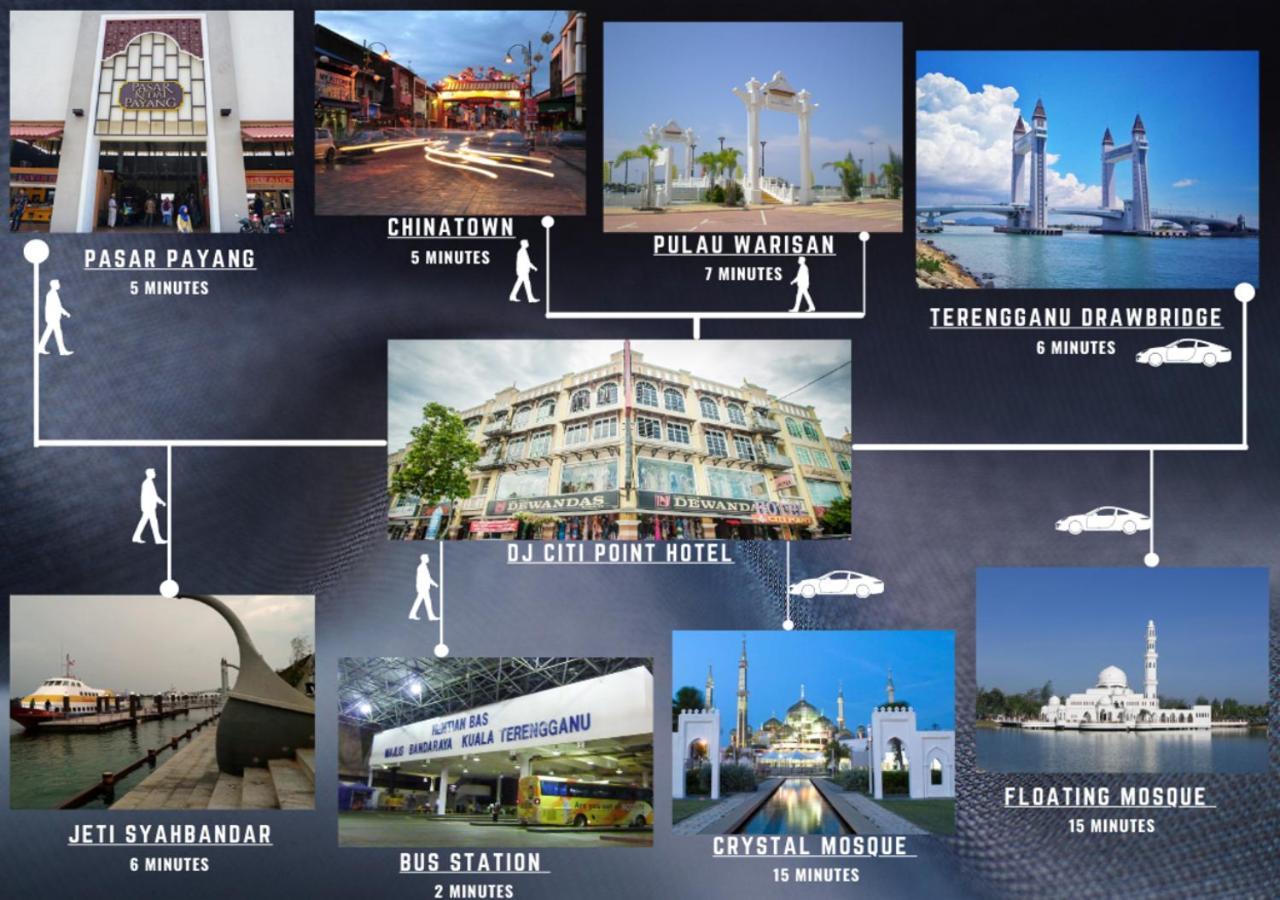 Dj Citi Point Hotel Kuala Terengganu Exteriör bild